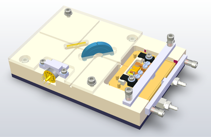 This is the isometric CAD design for the unit: compact and rugged